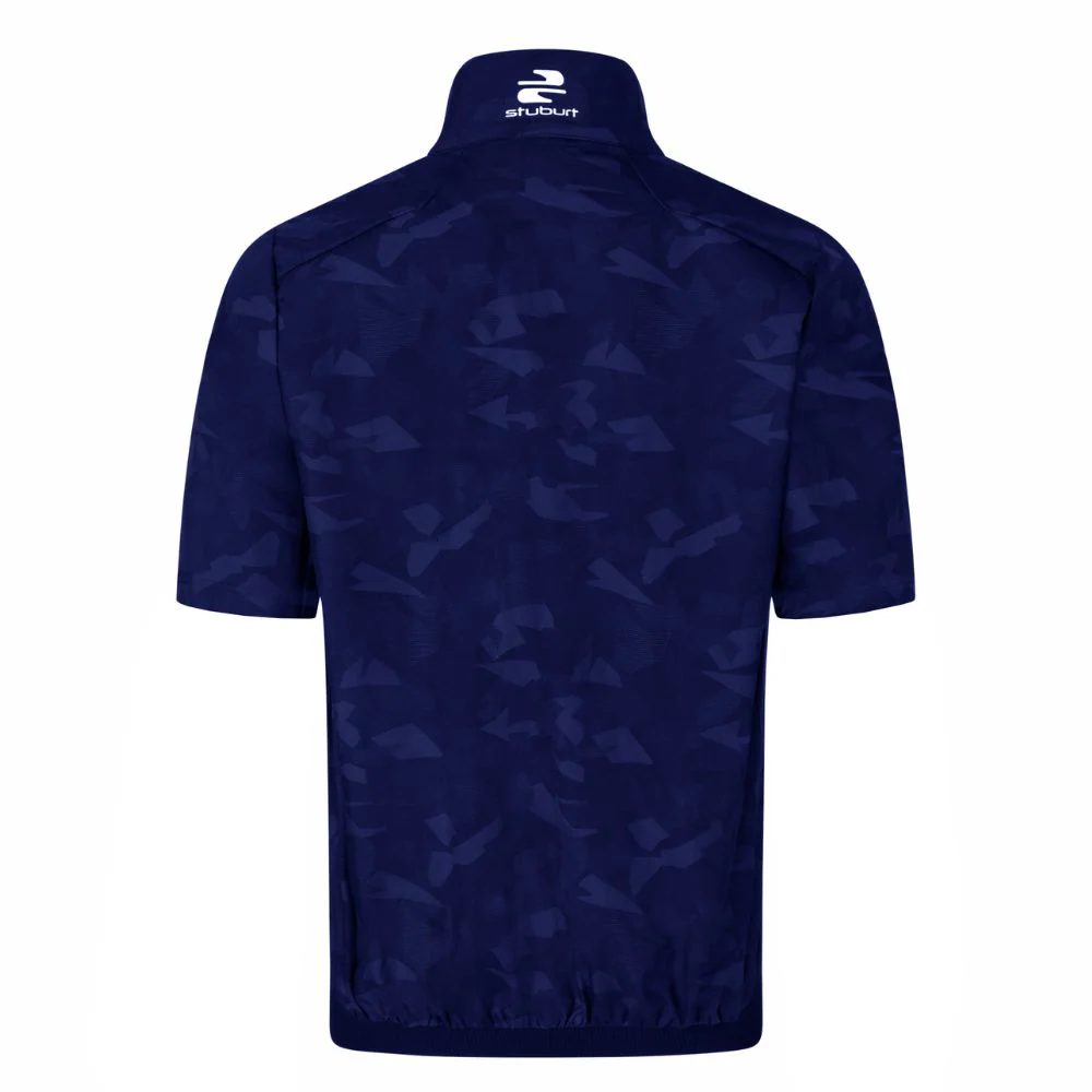 Stuburt Raven Showerproof Short Sleeve Golf Jacket - Navy - Image 2