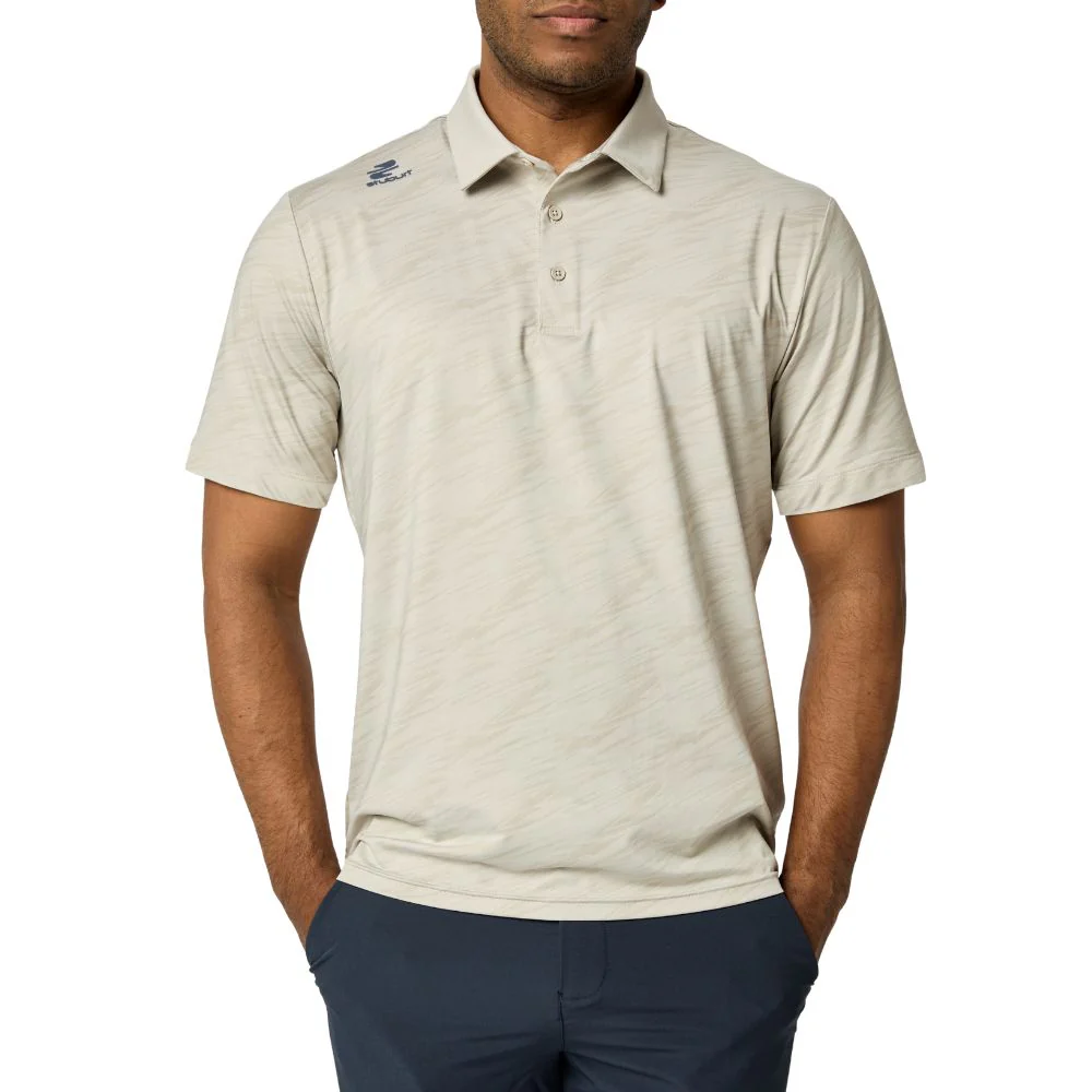 Stuburt Alicante Men's Golf Polo Shirt 2026 - Chalk - Image 2