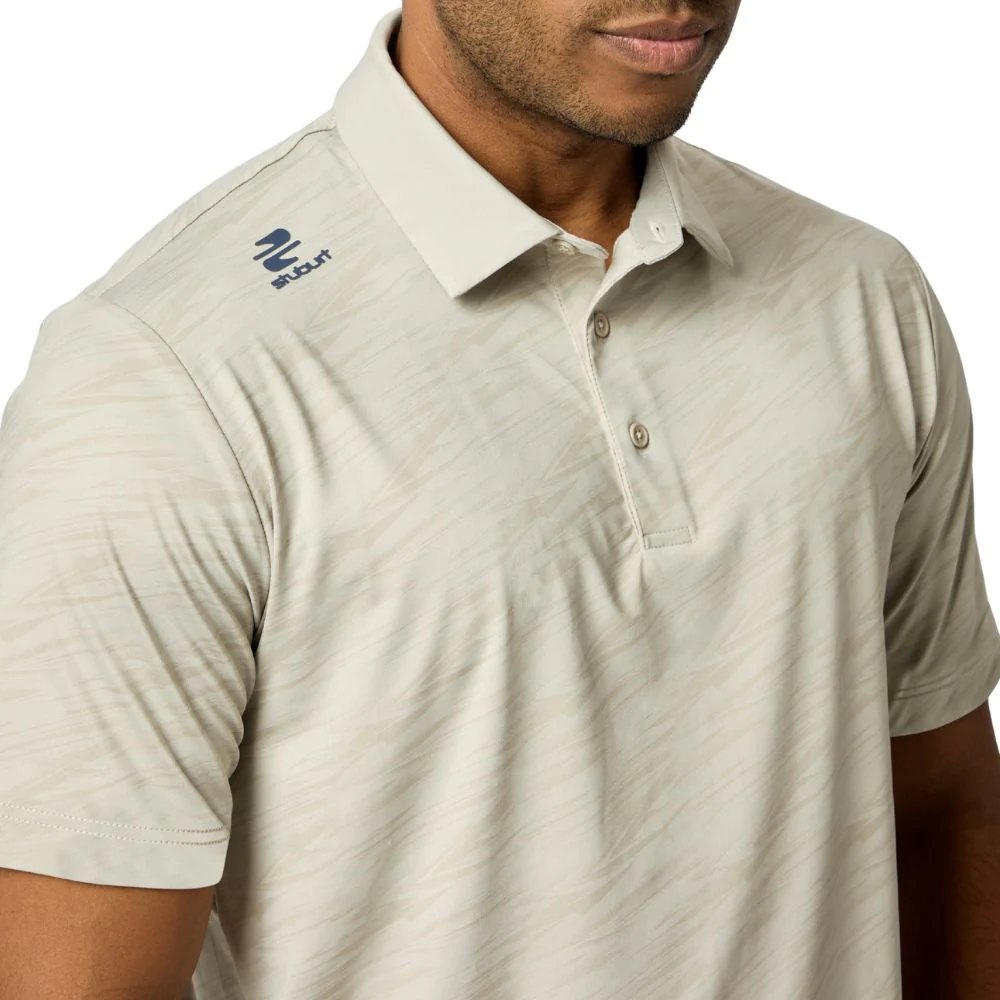 Stuburt Alicante Men's Golf Polo Shirt 2026 - Chalk - Image 4