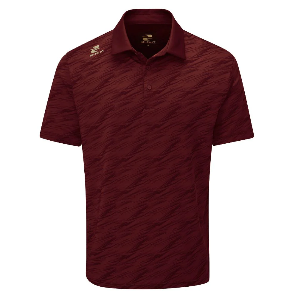 Stuburt Alicante Men's Golf Polo Shirt 2026 - Real Red