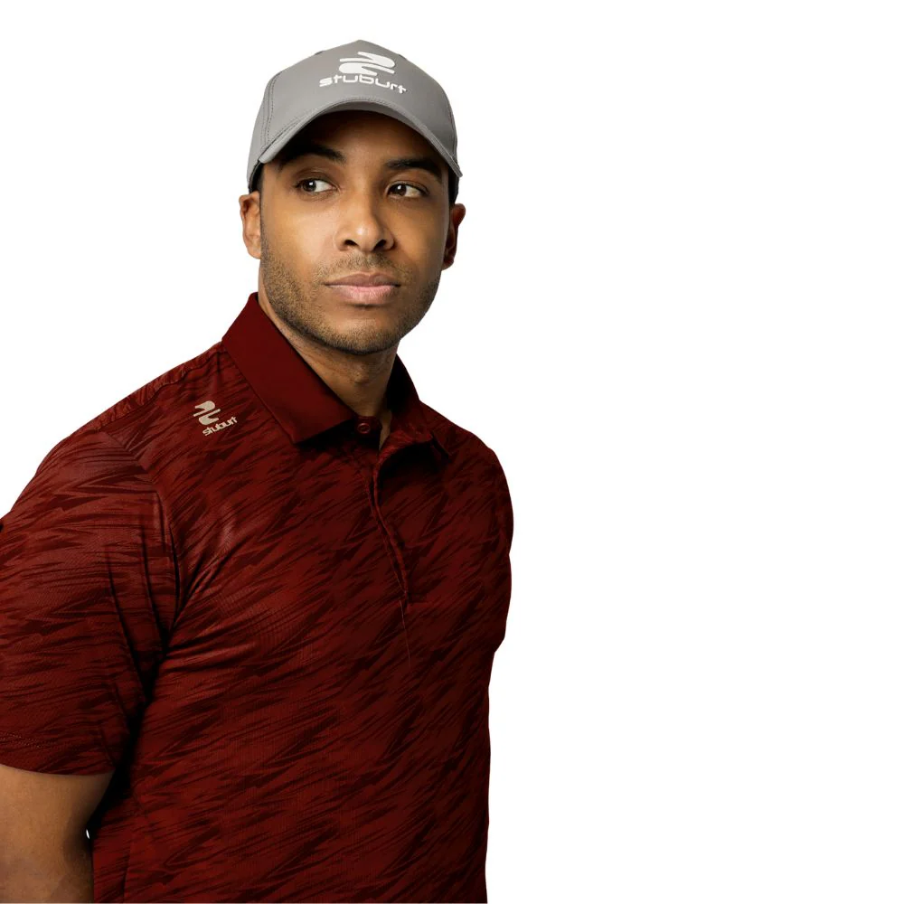 Stuburt Alicante Men's Golf Polo Shirt 2026 - Real Red - Image 5