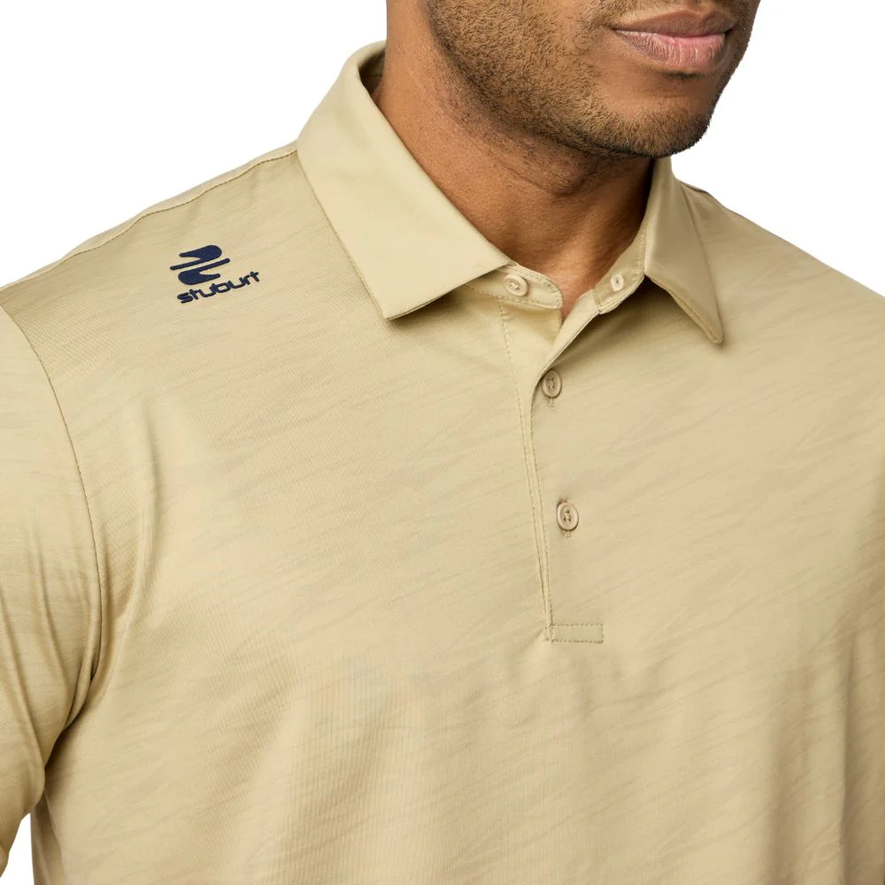 Stuburt Alicante Men's Golf Polo Shirt 2026 - Sand - Image 4