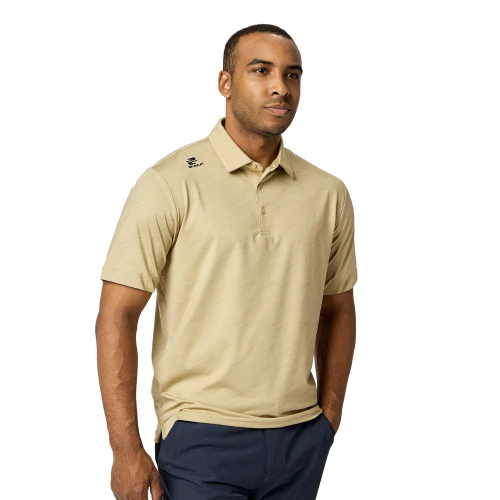 Stuburt Alicante Men's Golf Polo Shirt 2026 - Sand - Image 6