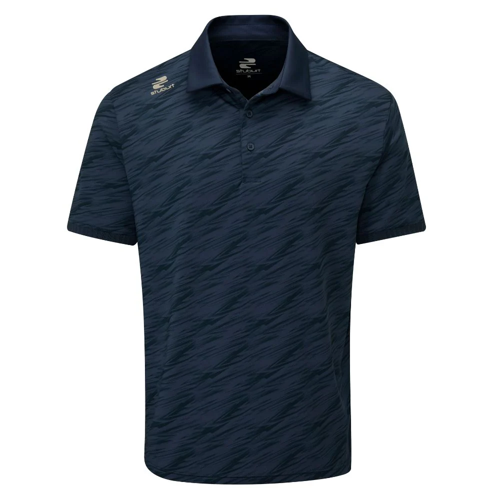 Stuburt Alicante Men's Golf Polo Shirt 2026 - Steel Blue