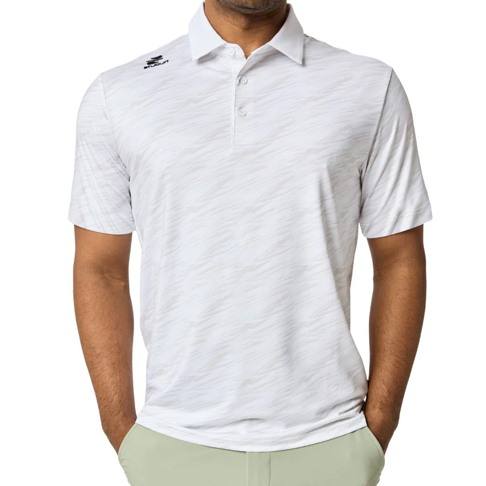 Stuburt Alicante Men's Golf Polo Shirt 2026 - White - Image 2