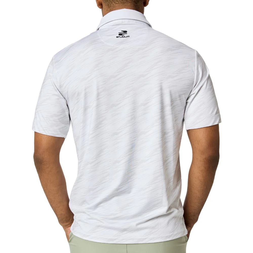 Stuburt Alicante Men's Golf Polo Shirt 2026 - White - Image 3