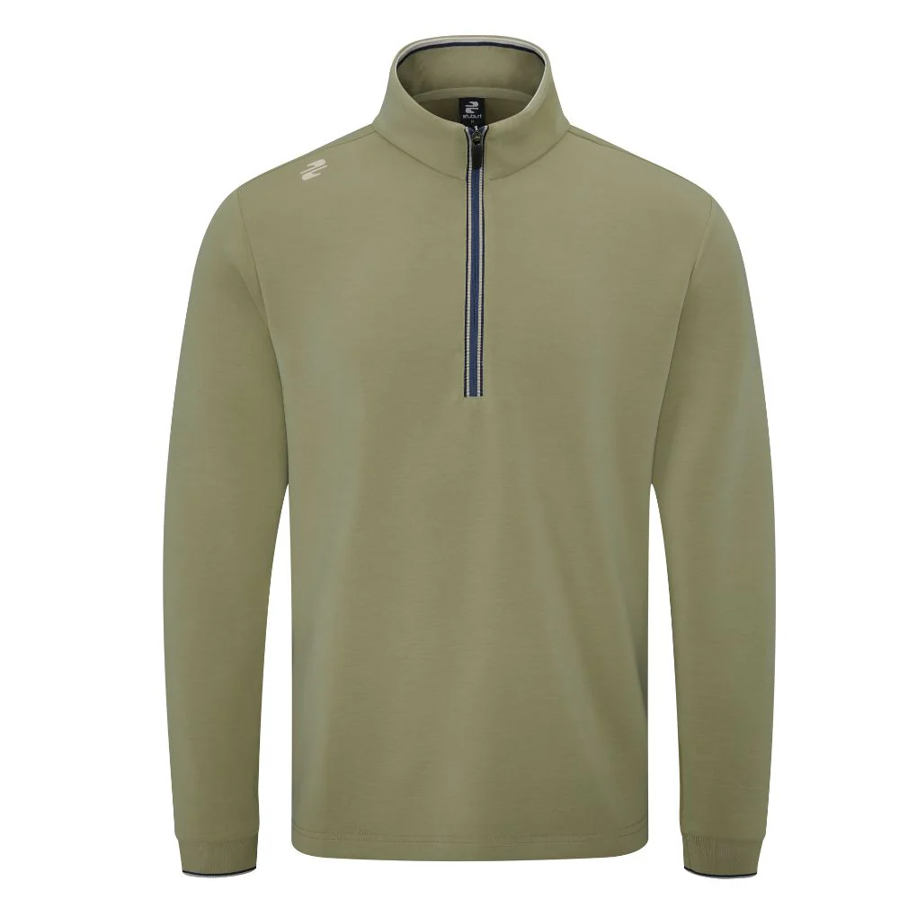 Stuburt Arlo 1/2 Zip Men's Golf Top 2026 - Olive