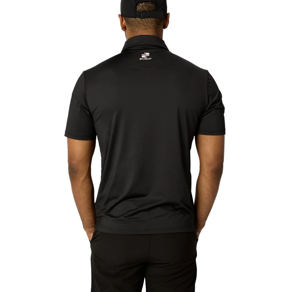 Stuburt Urban Performance Men's Golf Polo Shirt 2026 - Black - Image 3