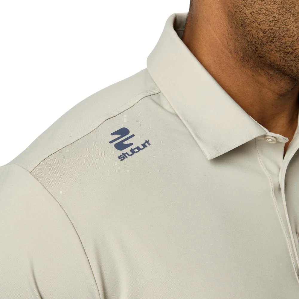 Stuburt Urban Performance Men's Golf Polo Shirt 2026 - Chalk - Image 4
