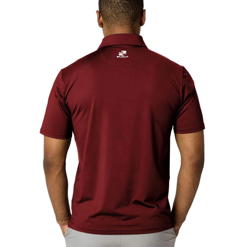 Stuburt Urban Performance Men's Golf Polo Shirt 2026 - Real Red - Image 3