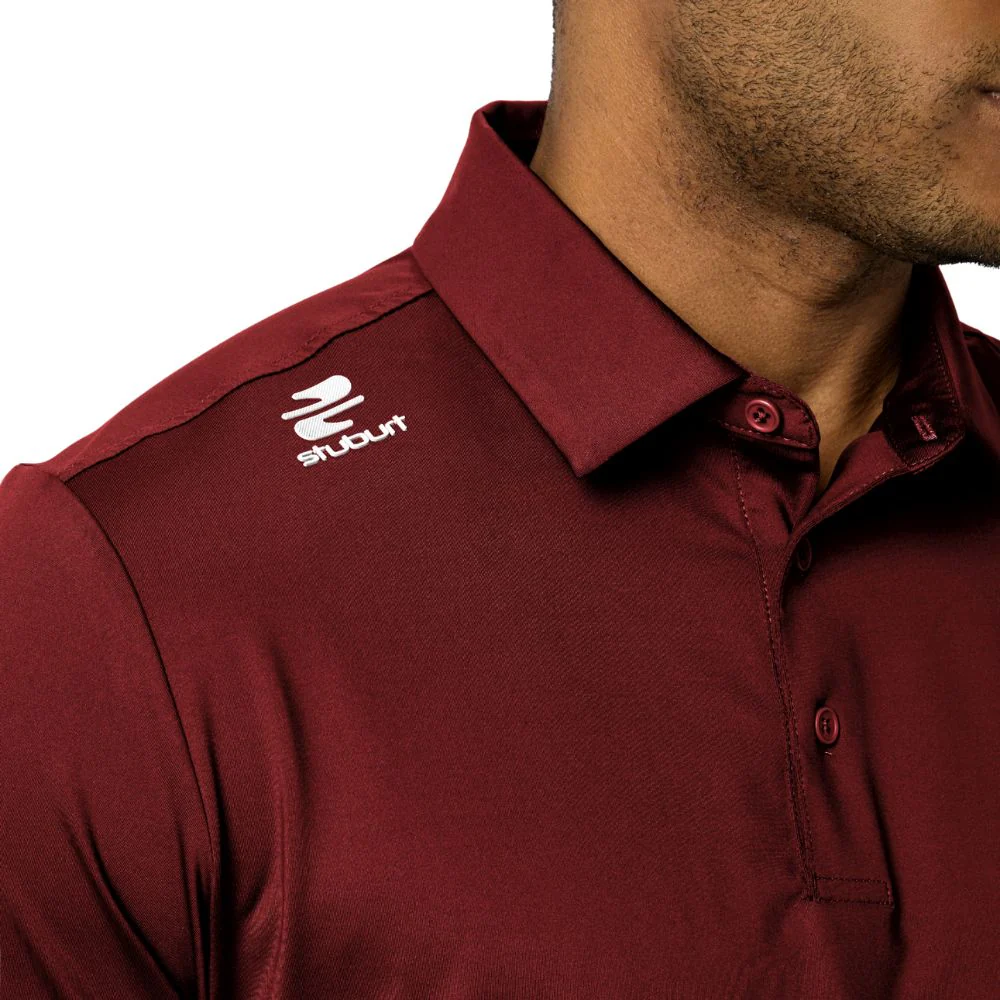 Stuburt Urban Performance Men's Golf Polo Shirt 2026 - Real Red - Image 5