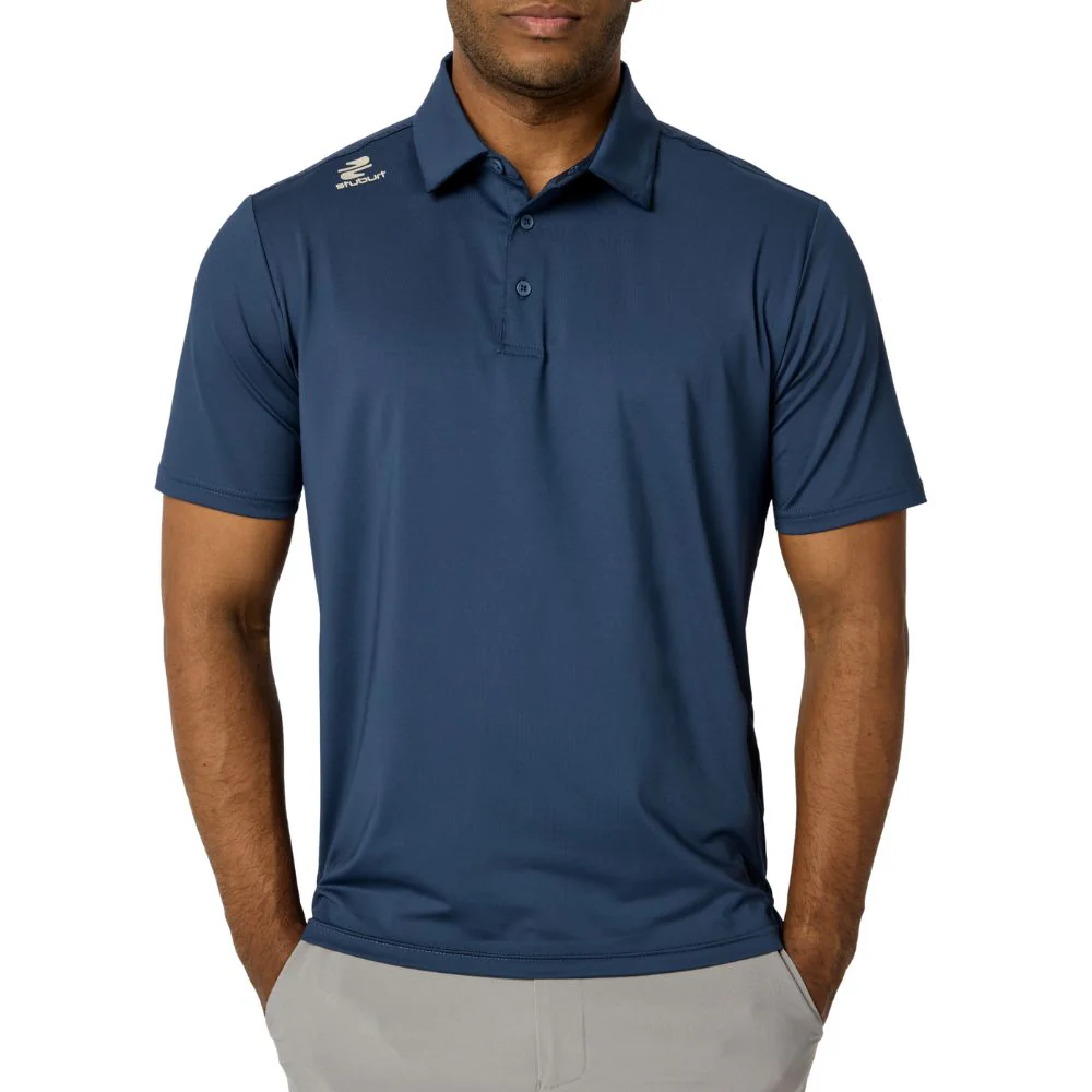 Stuburt Urban Performance Men's Golf Polo Shirt 2026 - Steel Blue - Image 2