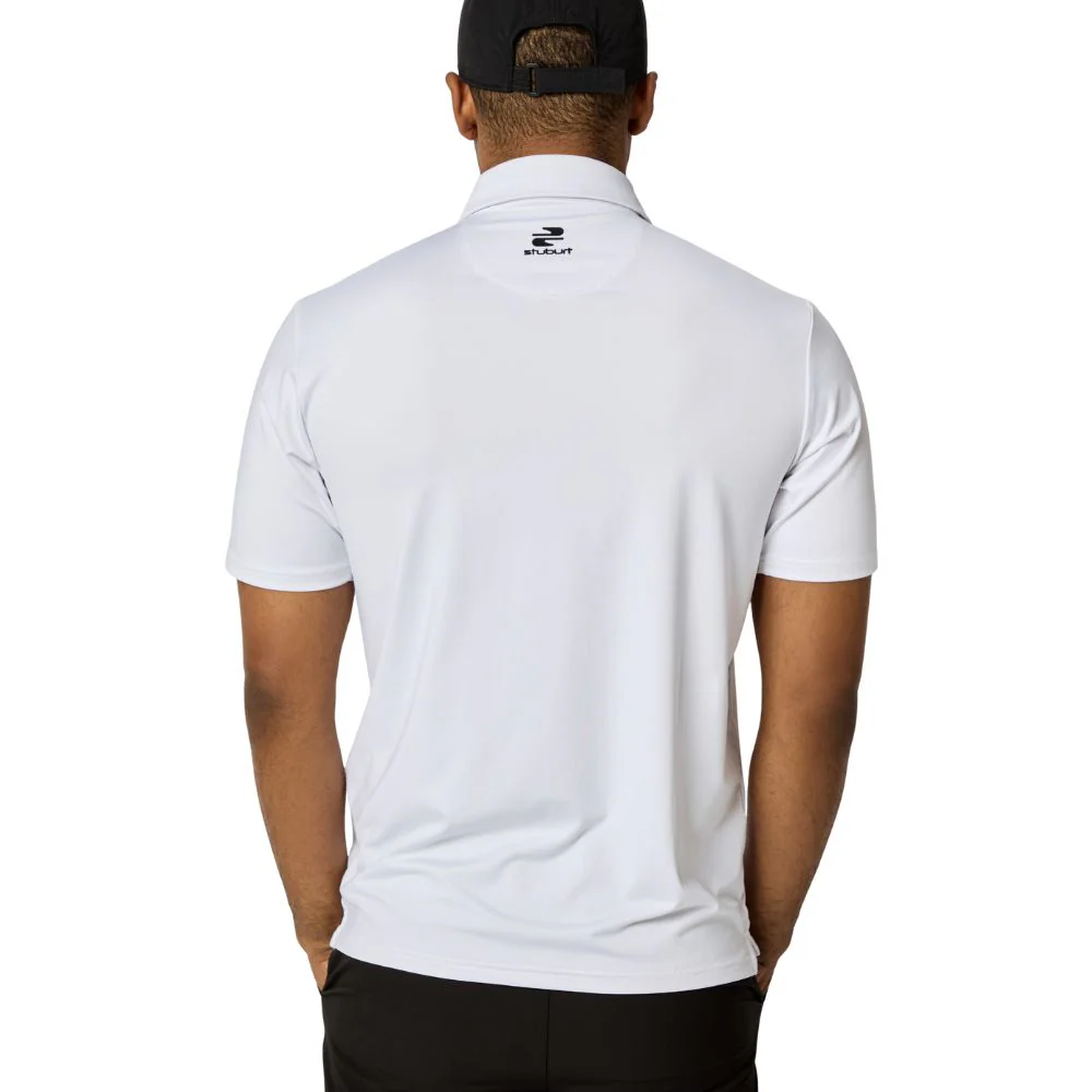 Stuburt Urban Performance Men's Golf Polo Shirt 2026 - White - Image 3