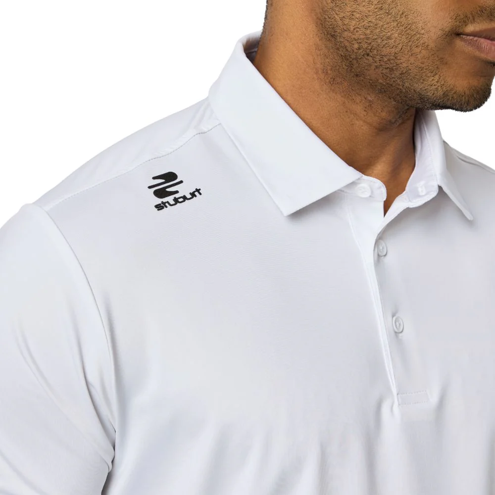 Stuburt Urban Performance Men's Golf Polo Shirt 2026 - White - Image 5