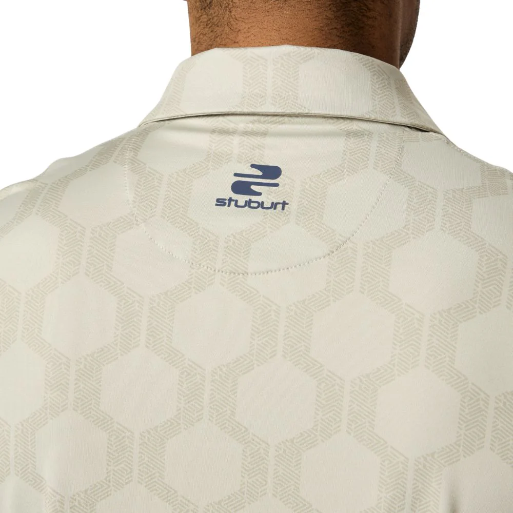 Stuburt Vibe Men's Golf Polo Shirt 2026 - Chalk - Image 4