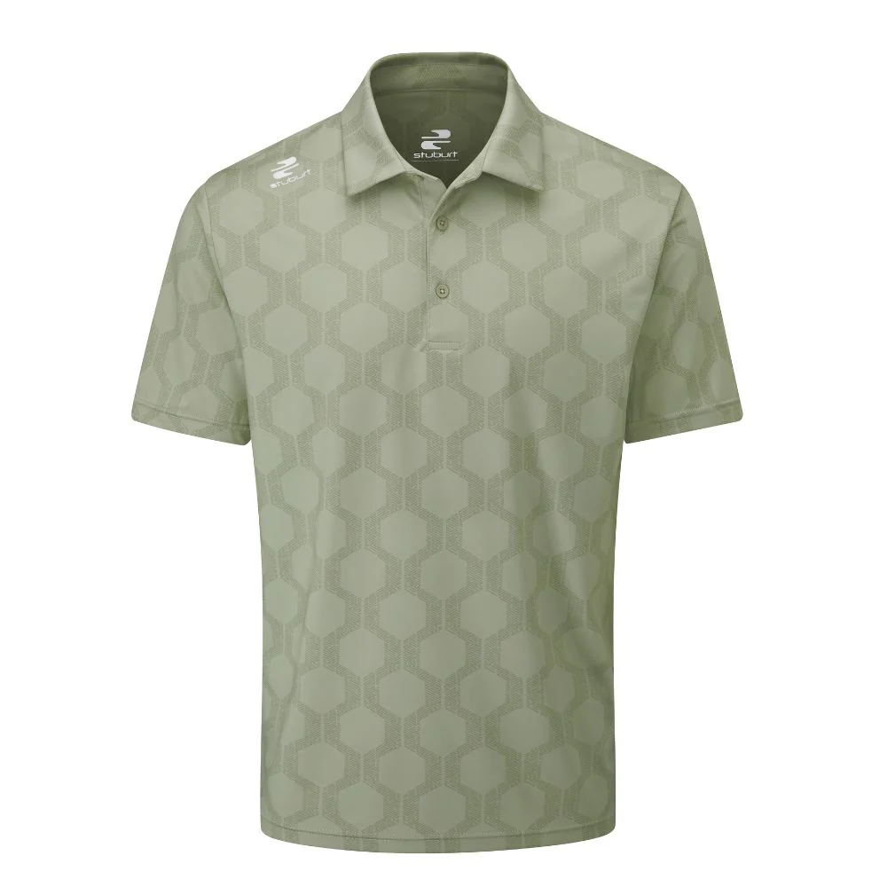 Stuburt Vibe Men's Golf Polo Shirt 2026 - Olive