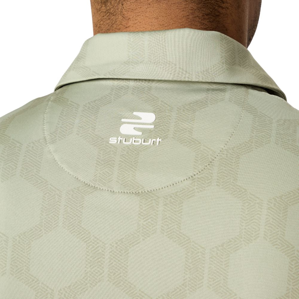 Stuburt Vibe Men's Golf Polo Shirt 2026 - Olive - Image 4