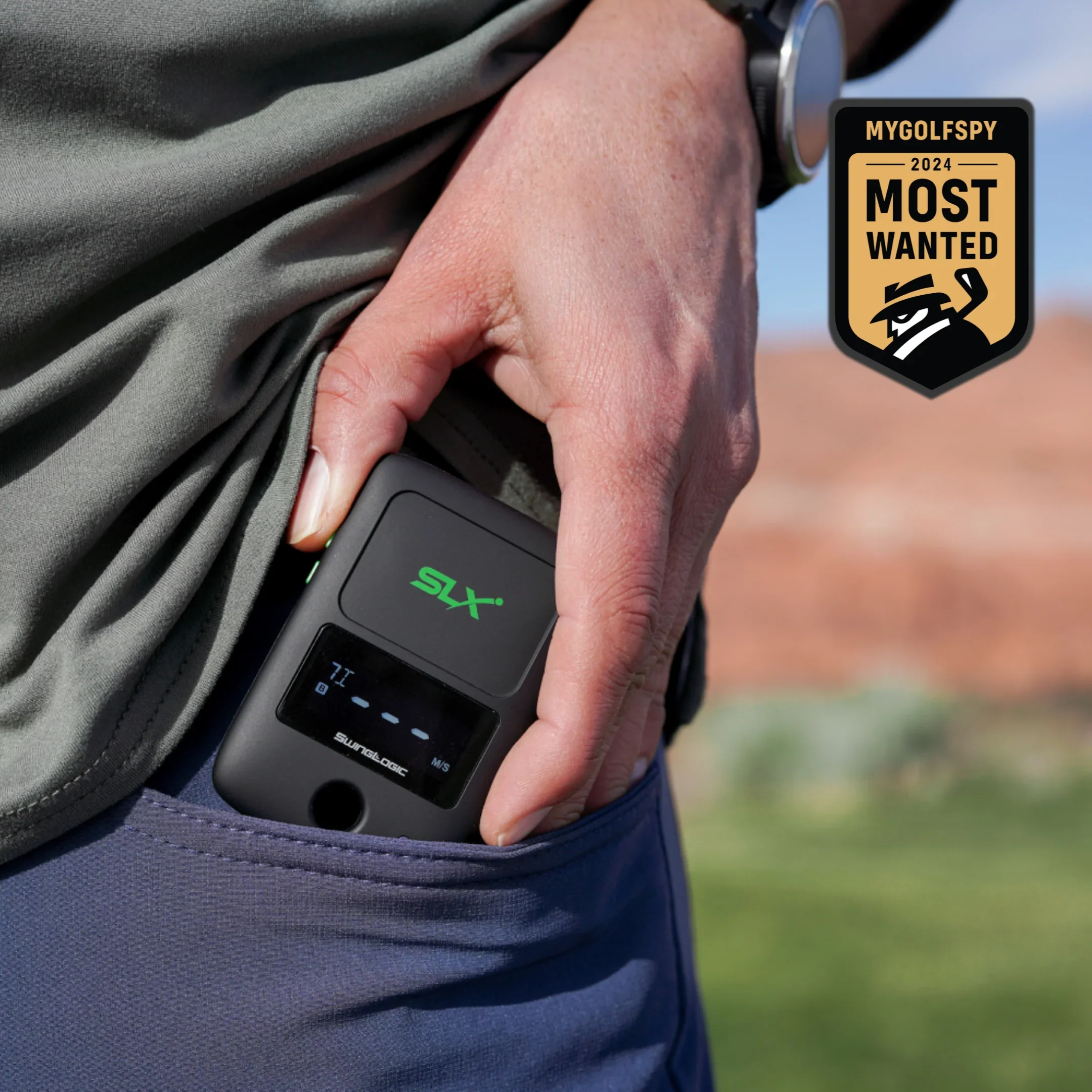 SwingLogic SLX Hybrid Mini Launch Monitor and Golf GPS - Image 2