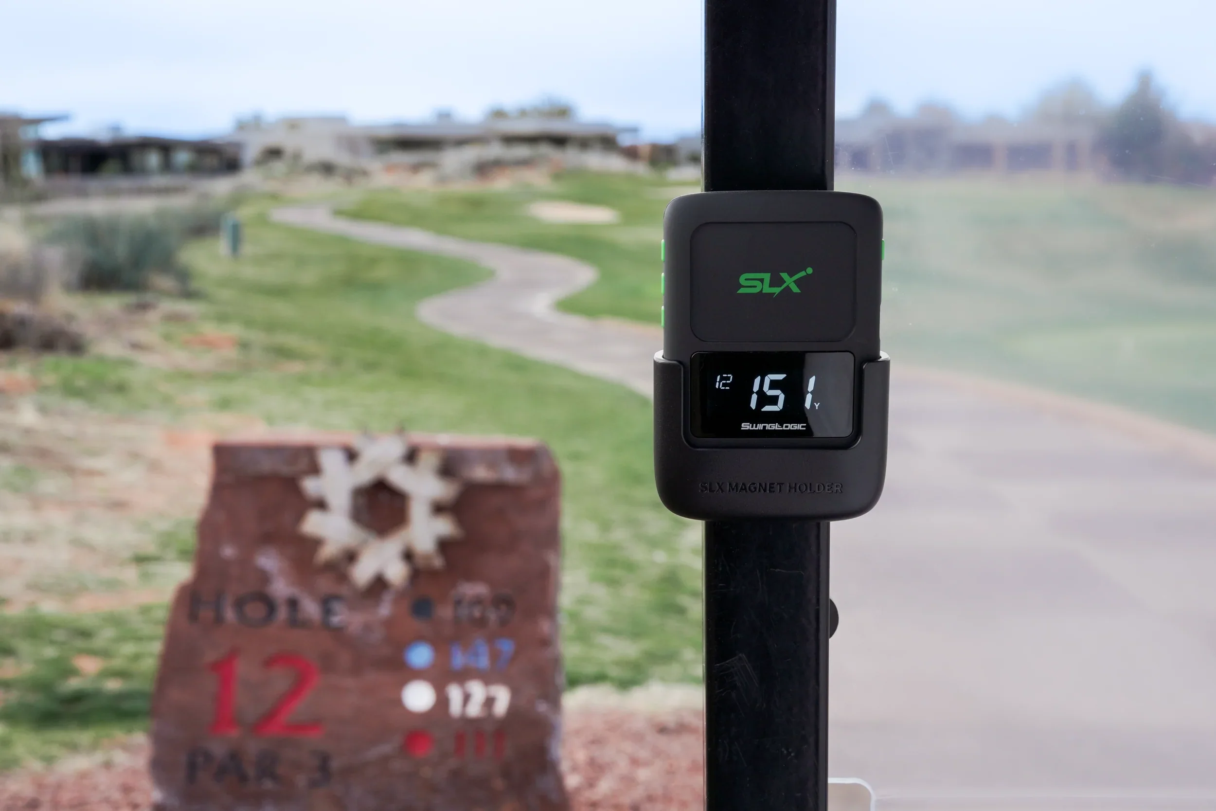SwingLogic SLX Hybrid Mini Launch Monitor and Golf GPS - Image 3