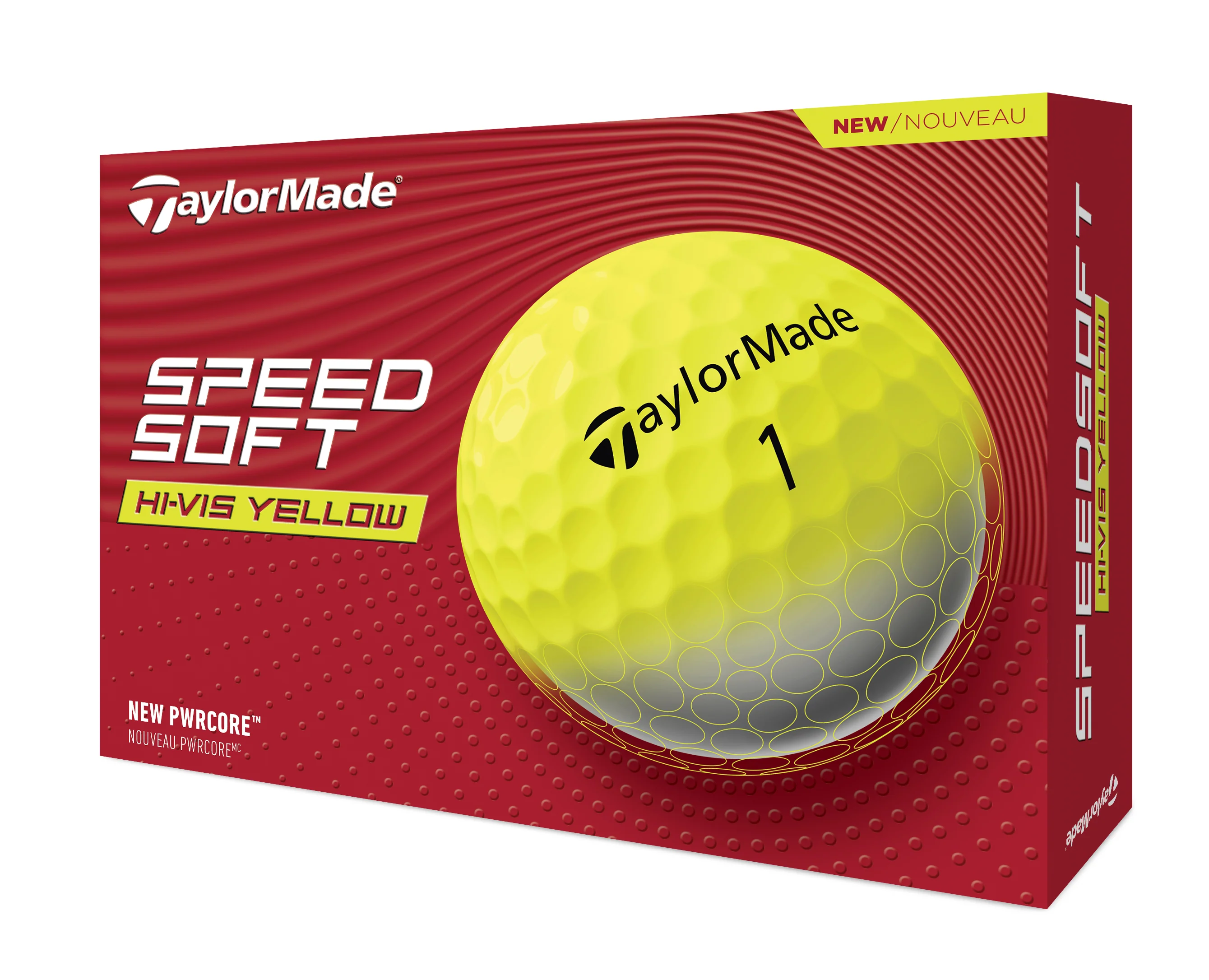TaylorMade SpeedSoft Golf Balls - Yellow