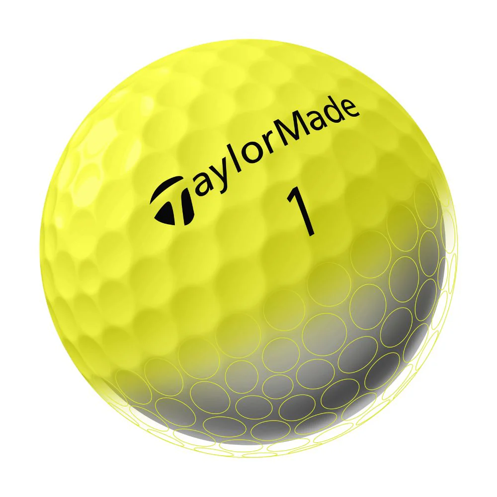 TaylorMade SpeedSoft Golf Balls - Yellow - Image 5