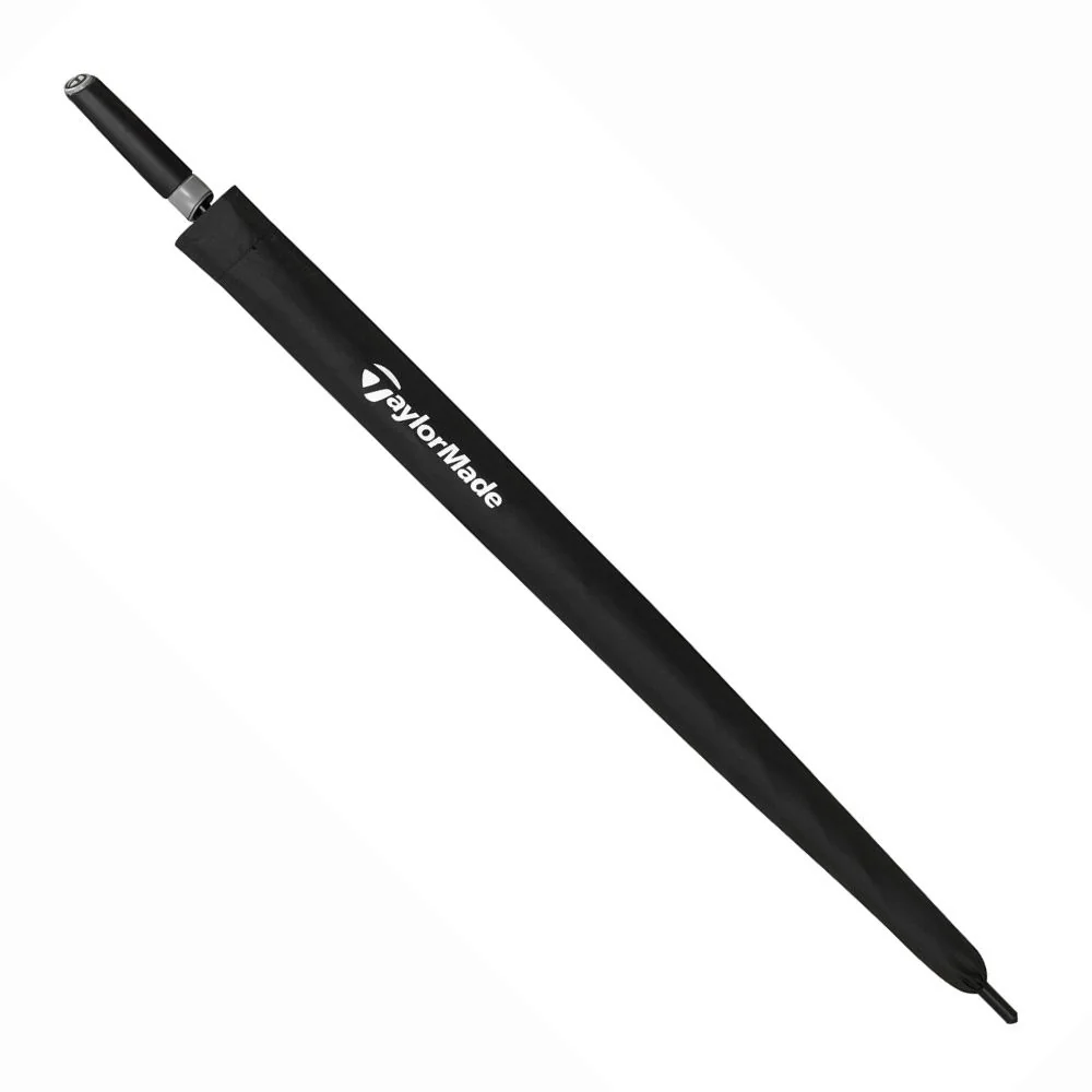 TaylorMade Tour Double Canopy 68" Golf Umbrella - Black - Image 2