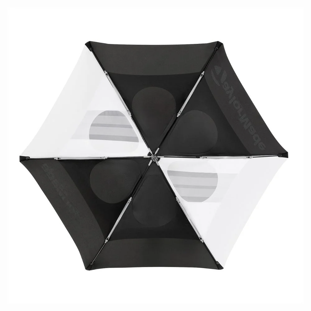 TaylorMade Tour Double Canopy 68" Golf Umbrella - Black - Image 3