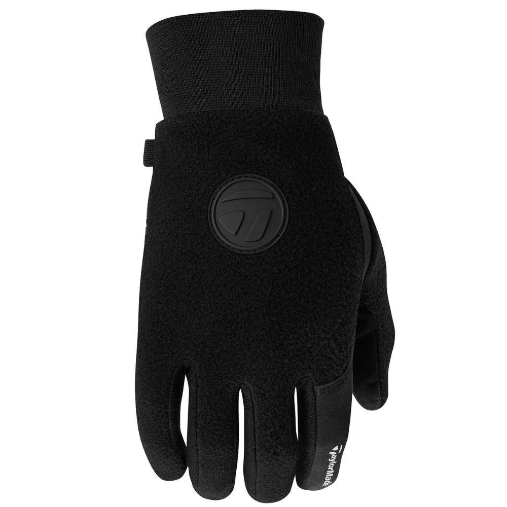 TaylorMade Cold Weather Thermal Winter Golf Glove Pairs - Black
