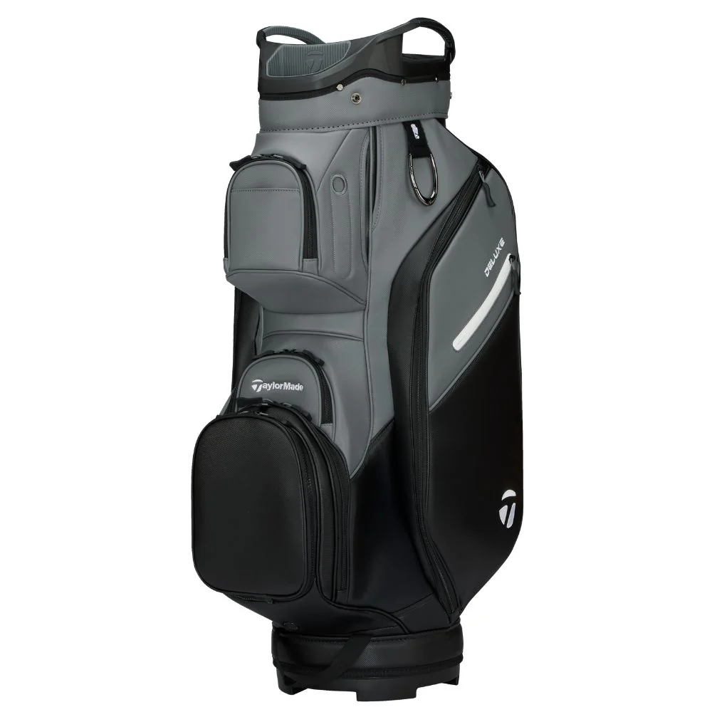 TaylorMade Deluxe Golf Cart Bag 2026 - Black / Grey