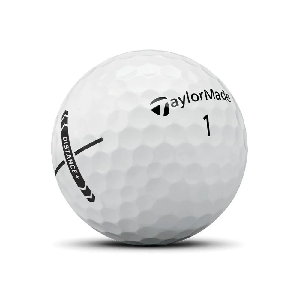 TaylorMade Distance+ Golf Balls - White - Image 2