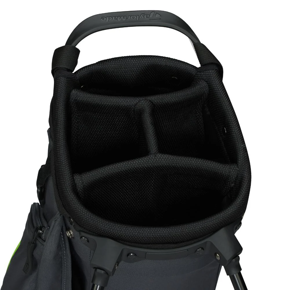 TaylorMade FlexTech Golf Stand Bag 2026 - Grey / Neon Green - Image 4