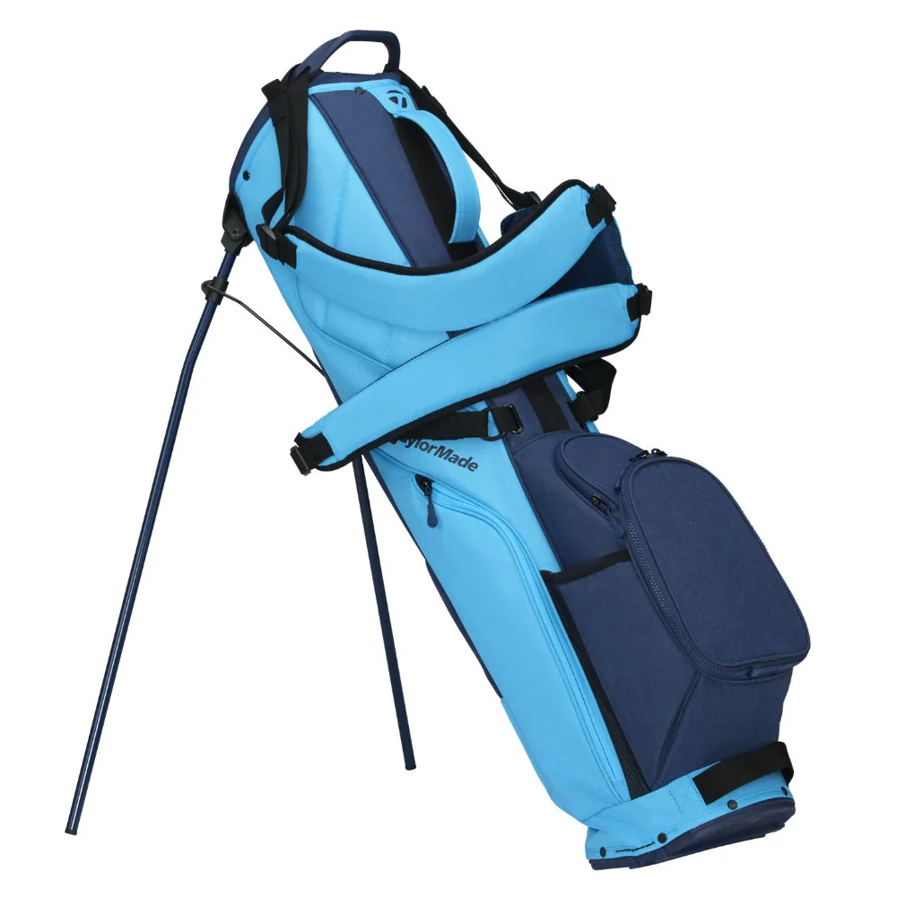 TaylorMade FlexTech Carry Golf Stand Bag 2026 - Navy / Cyan - Image 2