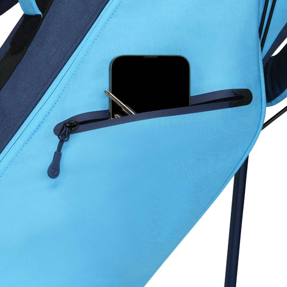 TaylorMade FlexTech Carry Golf Stand Bag 2026 - Navy / Cyan - Image 3
