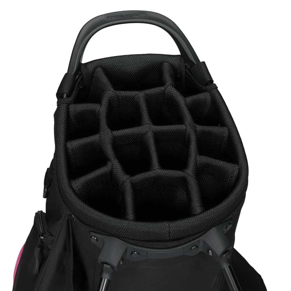 TaylorMade FlexTech Crossover Golf Stand BAG 2026 - Grey / Black / Neon Pink - Image 4