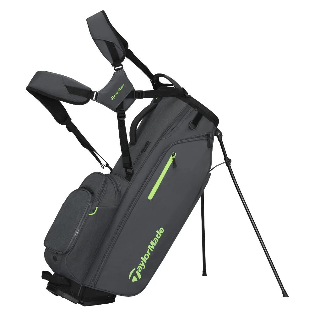 TaylorMade FlexTech Crossover Golf Stand Bag 2026 - Grey / Neon Green