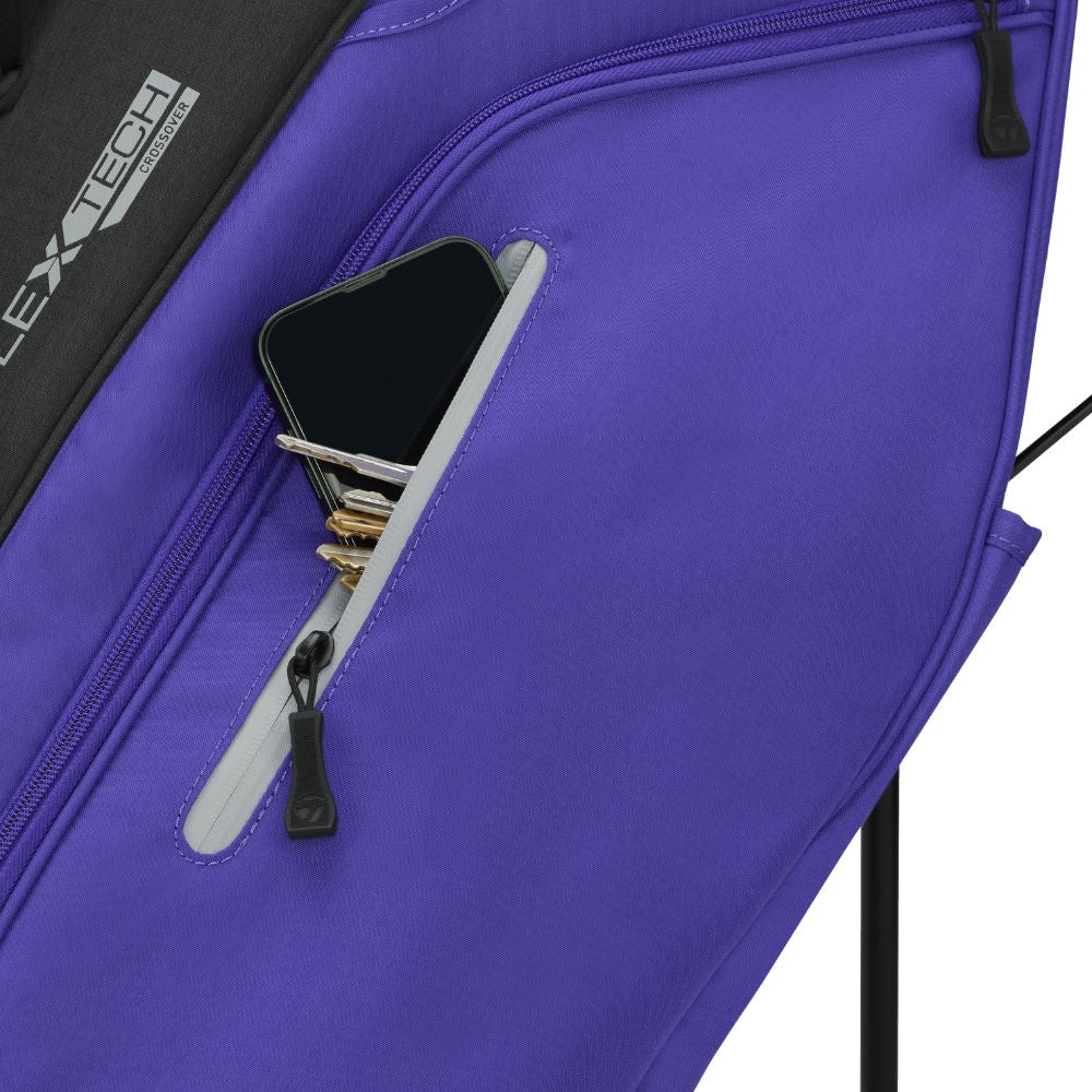 TaylorMade FlexTech Crossover Golf Stand Bag 2026 - Violet / Black - Image 3