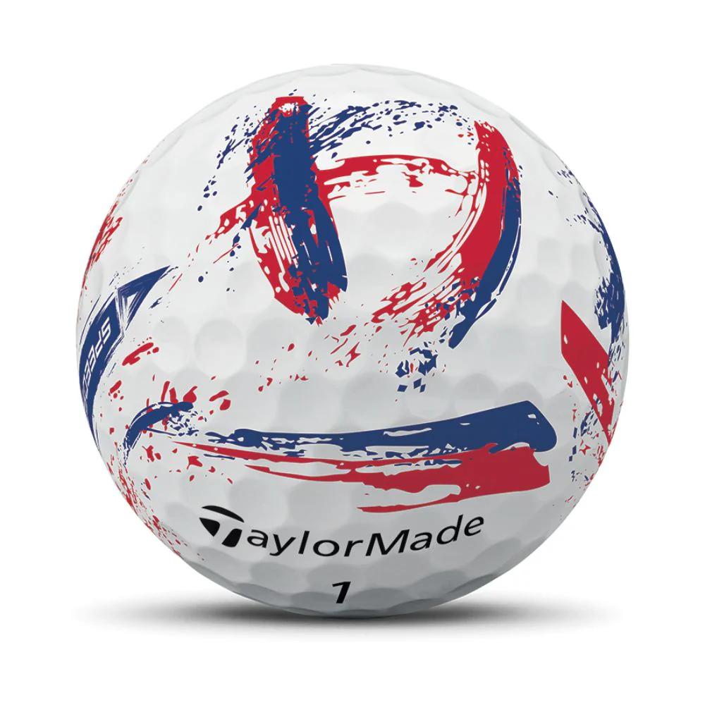 TaylorMade SpeedSoft Ink Golf Balls 2026 - Ink Blue / Red - Image 8