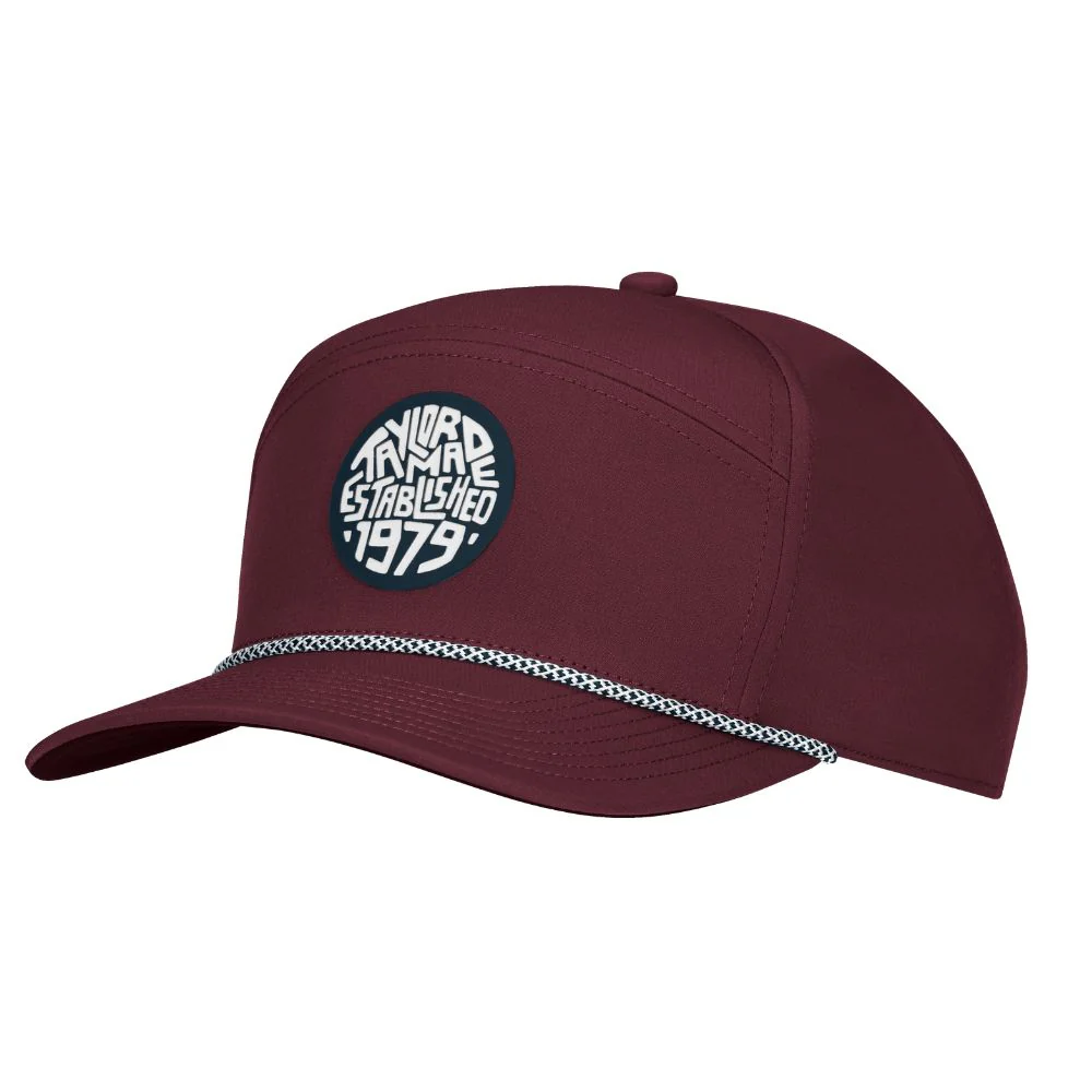 TaylorMade Horizon Rope Hat 2026 - Burgundy - Image 3