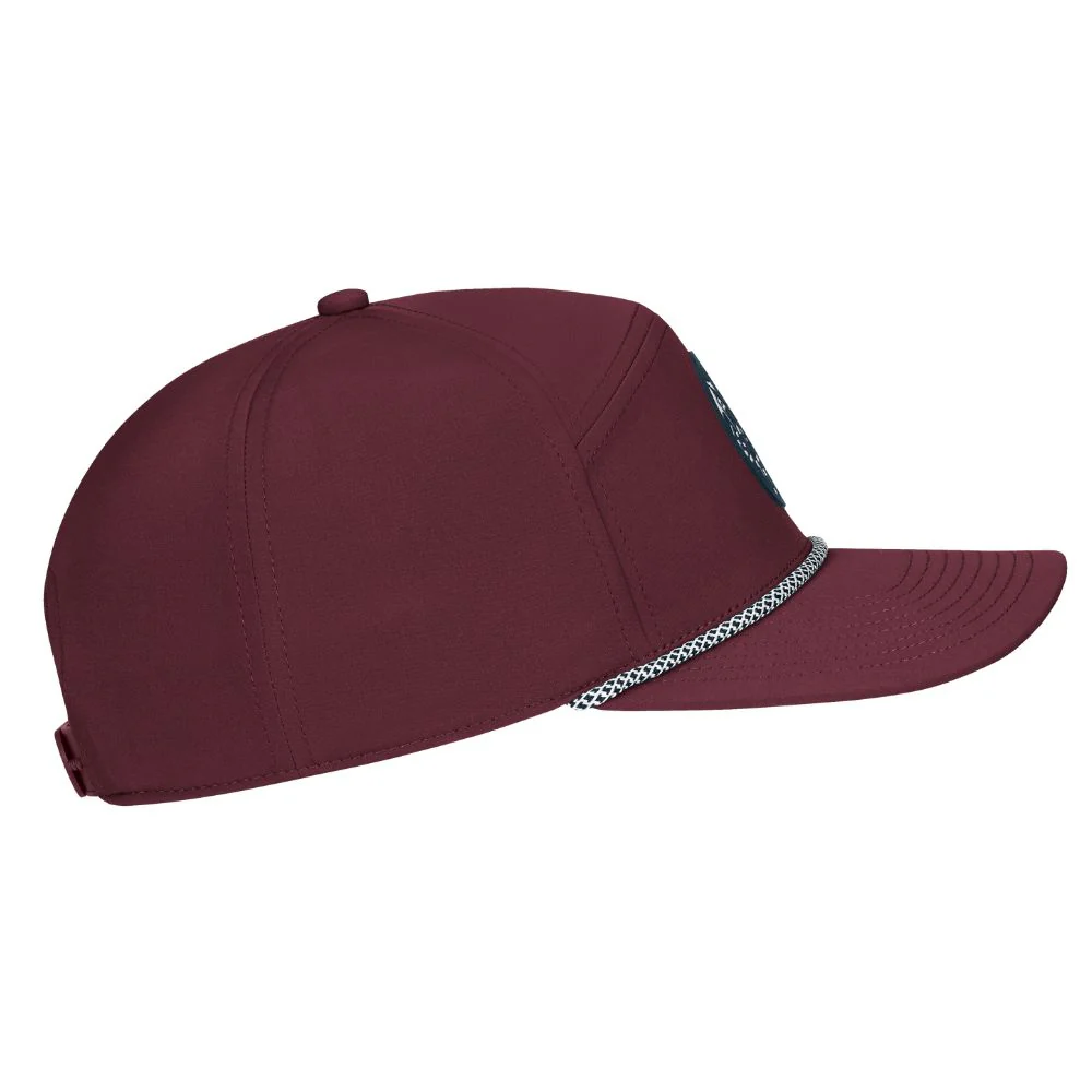 TaylorMade Horizon Rope Hat 2026 - Burgundy - Image 4