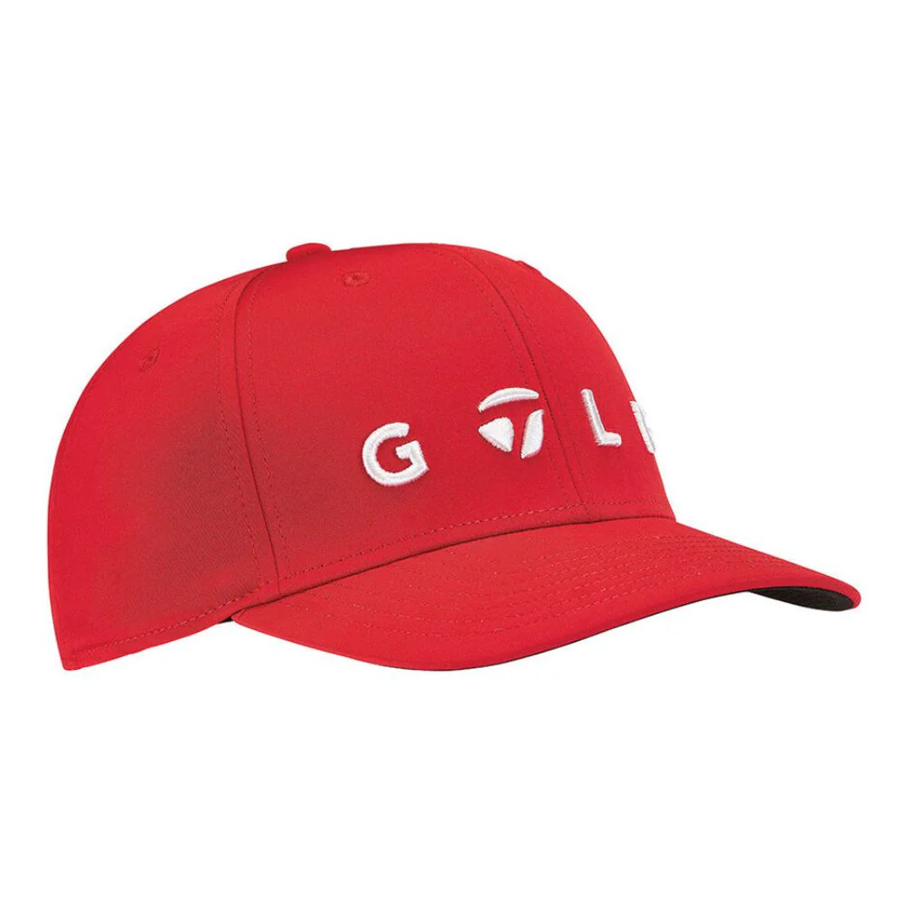 TaylorMade Lifestyle Logo Adjustable Golf Cap 2025 - Red
