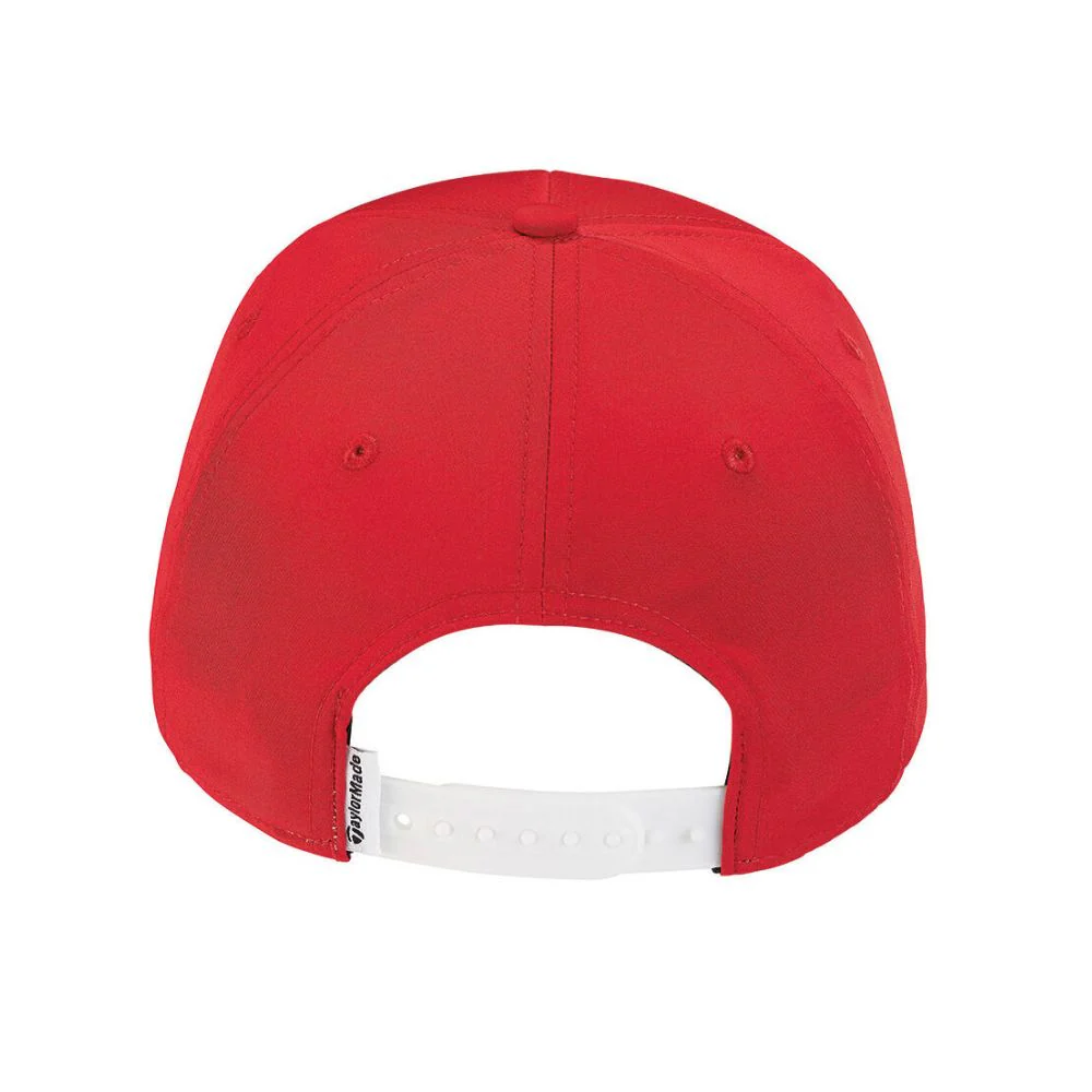 TaylorMade Lifestyle Logo Adjustable Golf Cap 2025 - Red - Image 2