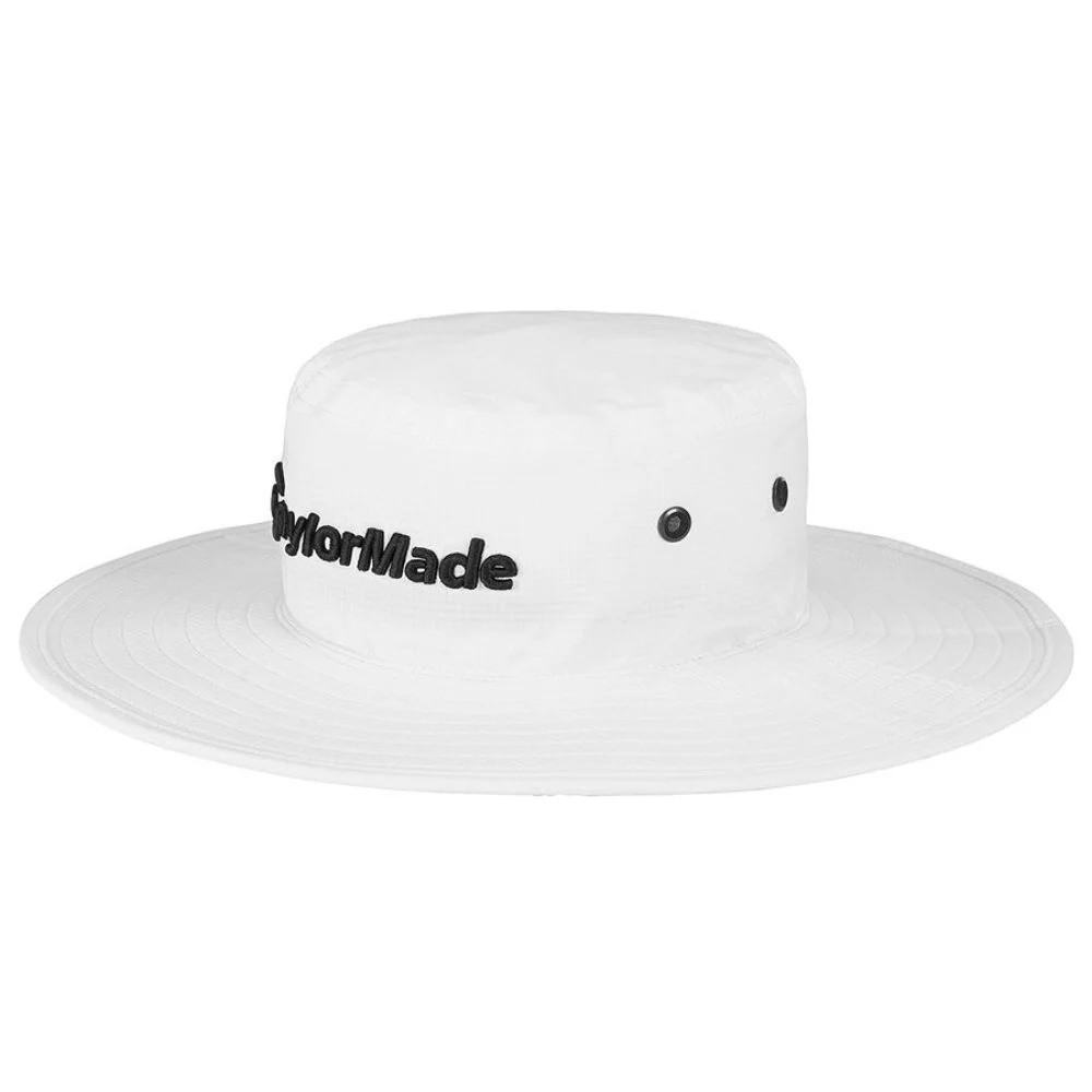 TaylorMade Metal Eyelet Bucket Hat 2026 - White - Image 2