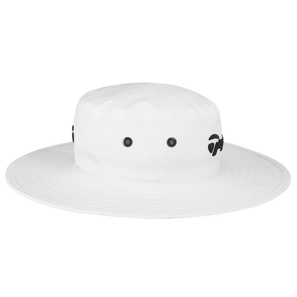 TaylorMade Metal Eyelet Bucket Hat 2026 - White - Image 3