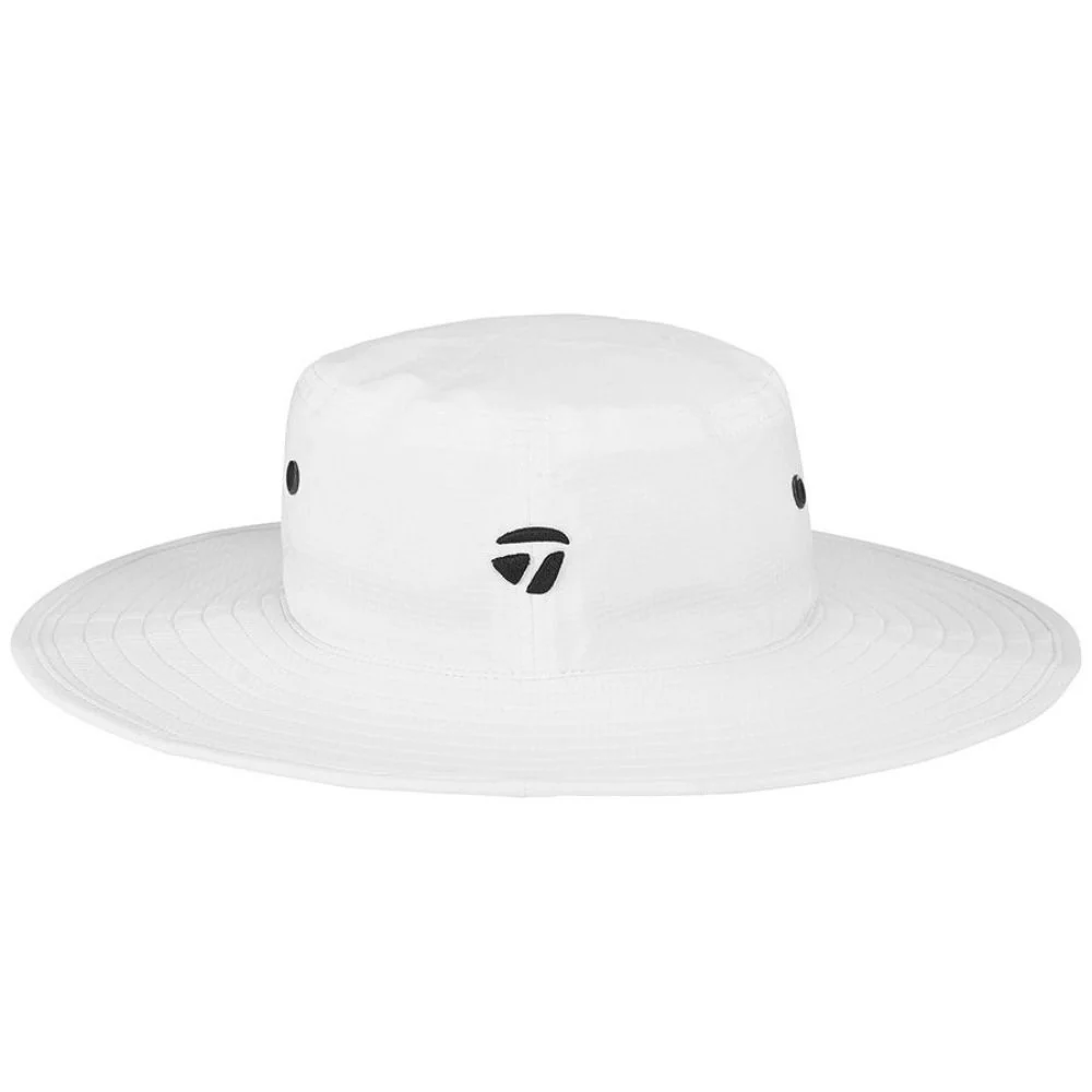 TaylorMade Metal Eyelet Bucket Hat 2026 - White - Image 4