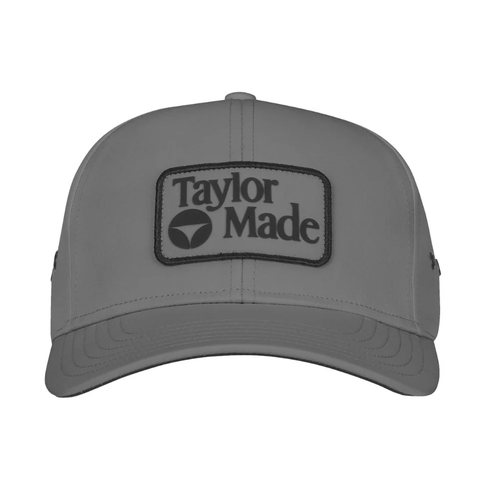 TaylorMade Newport Metal Eyelet Hat 2026 - Grey