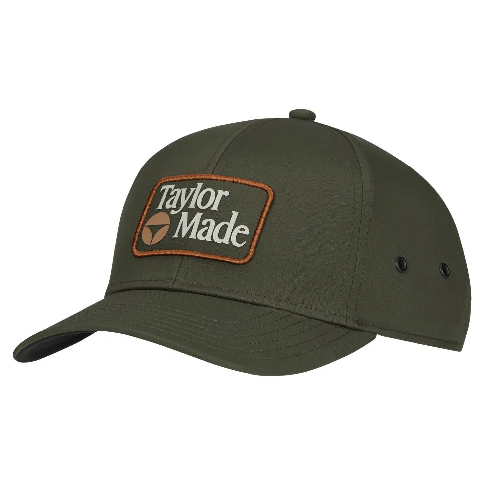 TaylorMade Newport Metal Eyelet Hat 2026 - Olive - Image 3
