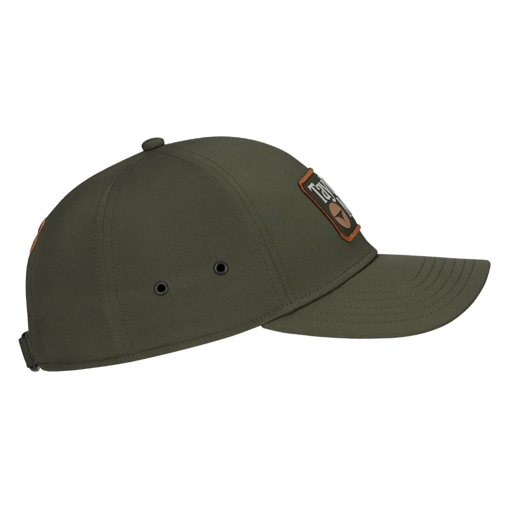 TaylorMade Newport Metal Eyelet Hat 2026 - Olive - Image 4