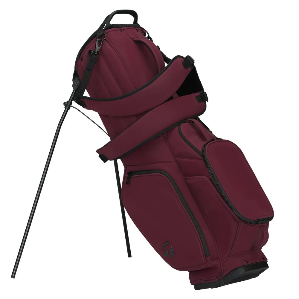 TaylorMade Signature M4 Stand 4 Way Top Golf Bag 2026 - Burgundy - Image 2