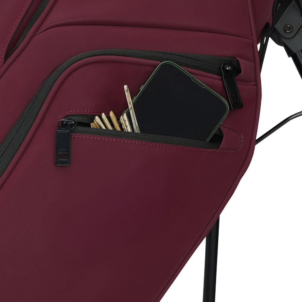 TaylorMade Signature M4 Stand 4 Way Top Golf Bag 2026 - Burgundy - Image 3