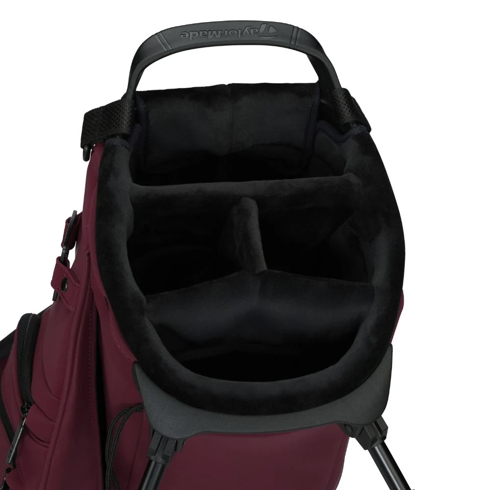 TaylorMade Signature M4 Stand 4 Way Top Golf Bag 2026 - Burgundy - Image 4
